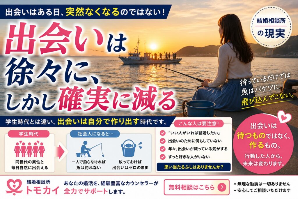 出会いはある日突然なくならない