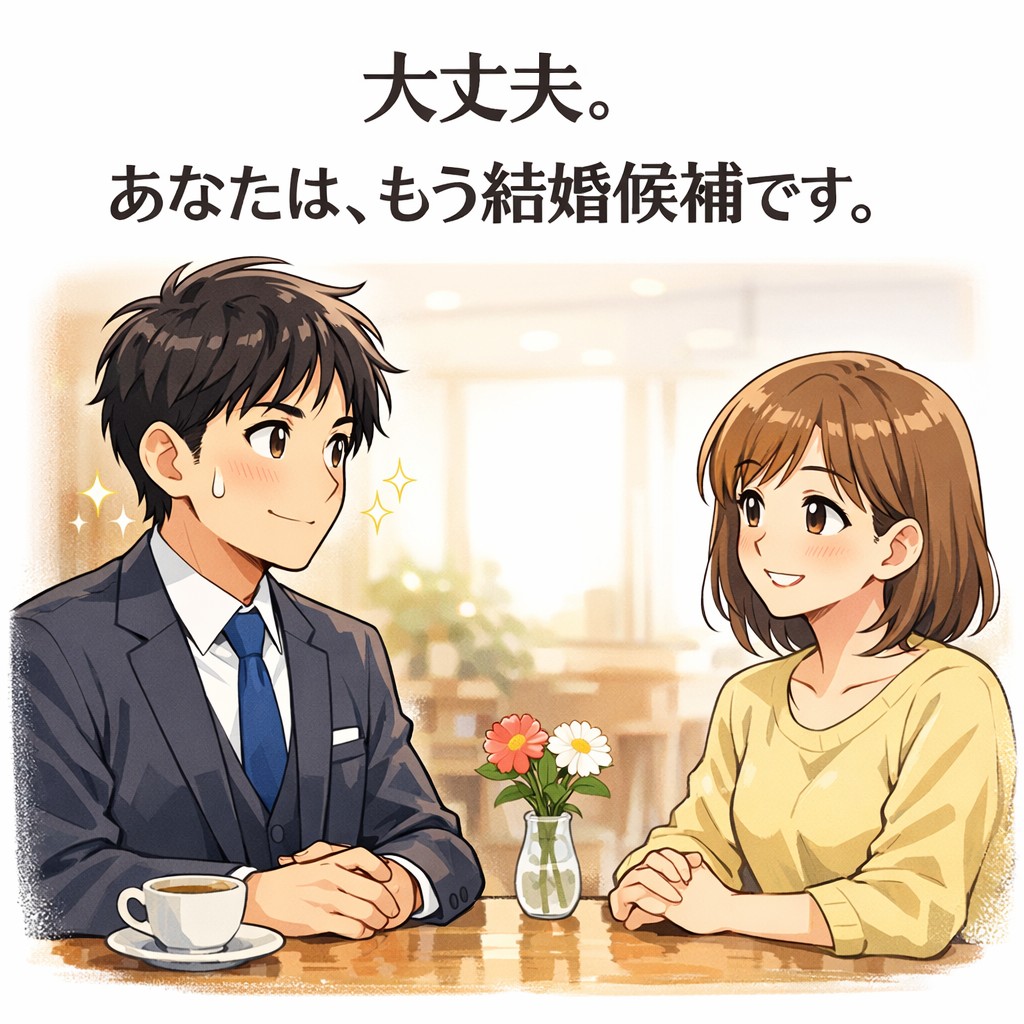 結婚相談所の男性は、“選ばれた側”です