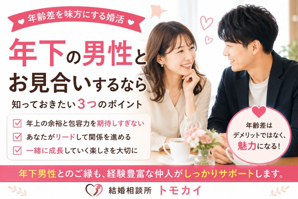 年下の男性とのお見合い