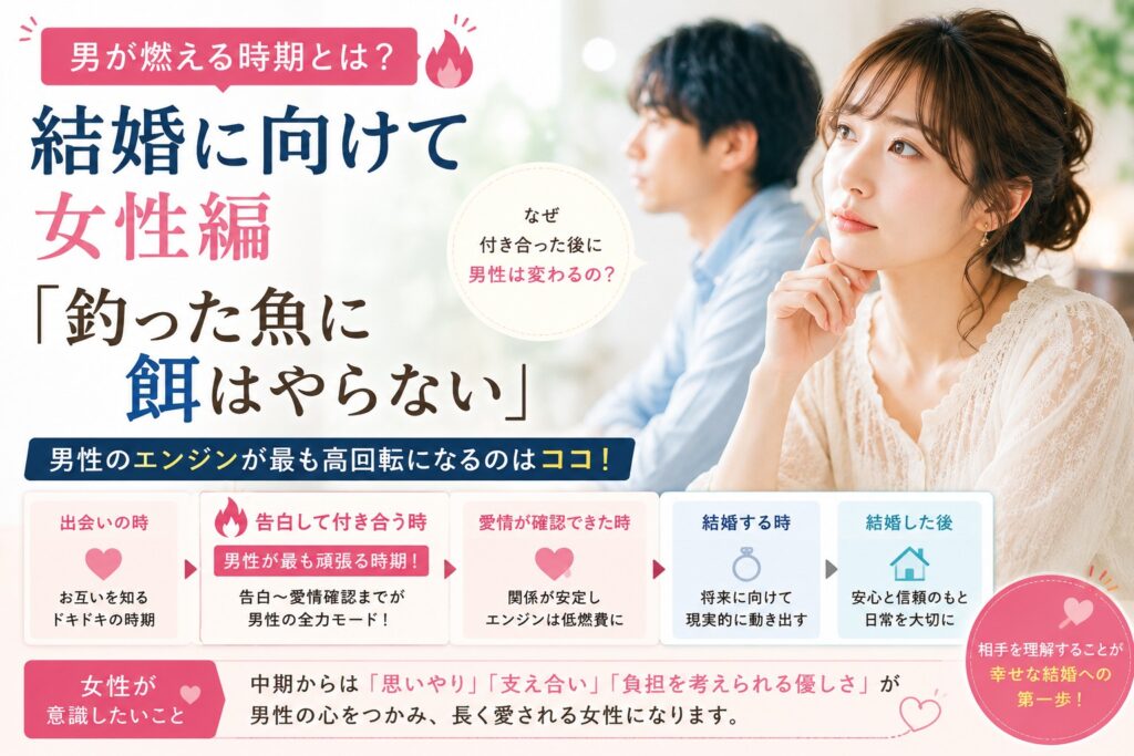 なぜ男性は付き合った後に変わるのか?