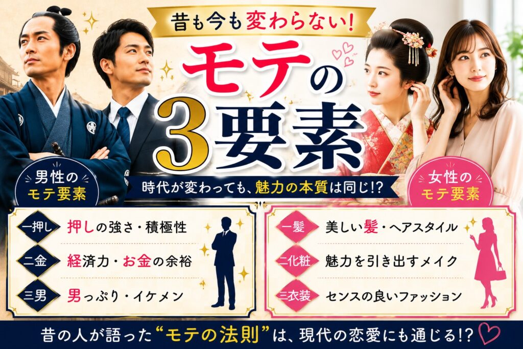 昔の恋愛マニュアルが意外と正しかった話