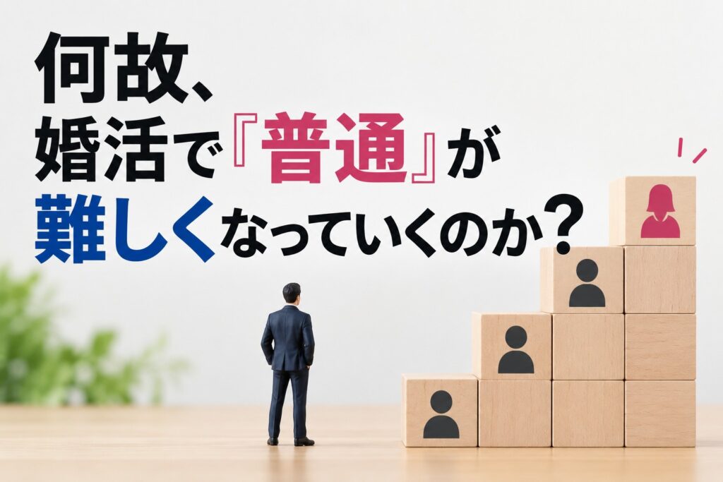 なぜ婚活では『普通の人』が難しくなっていくのか？