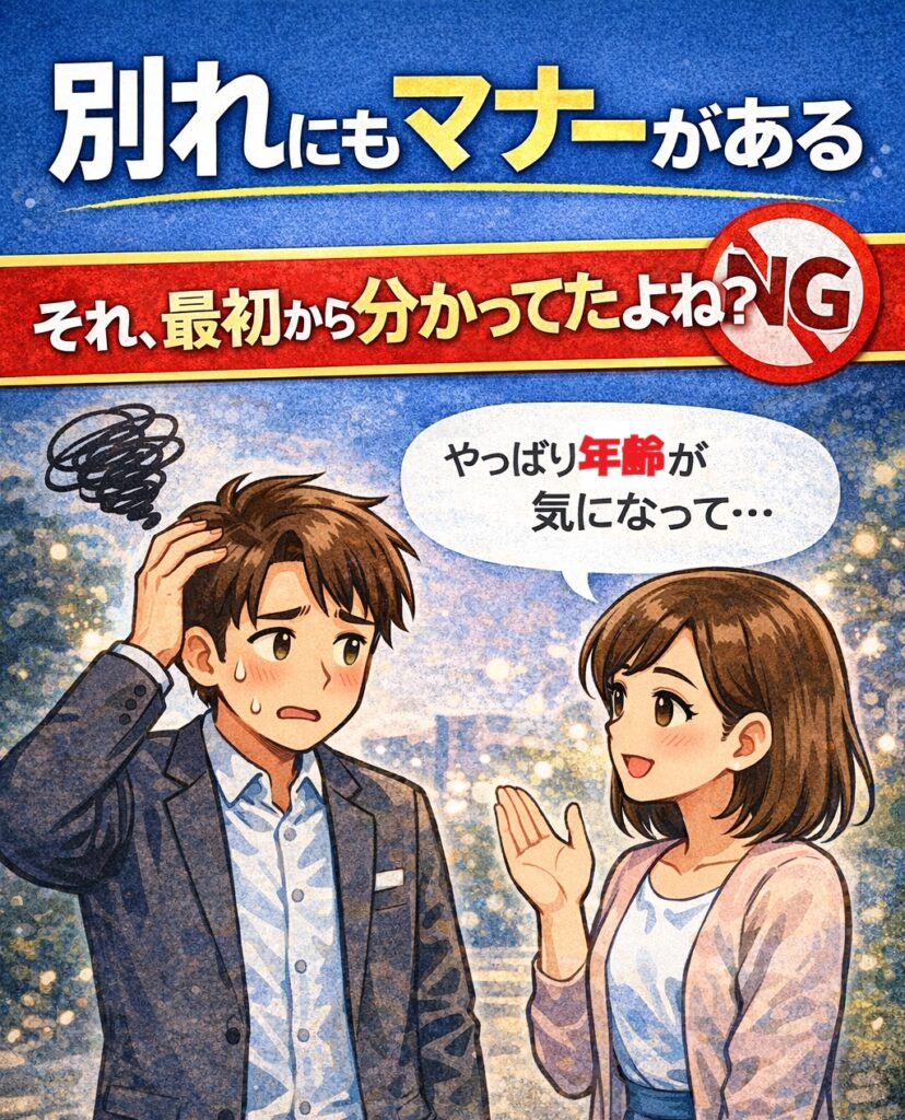 別れにもマナーがある