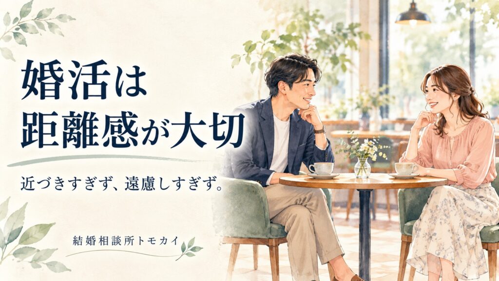 婚活は条件だけでは決まらない。大切なのは距離感