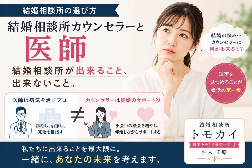 結婚相談所カウンセラーは医師なの?