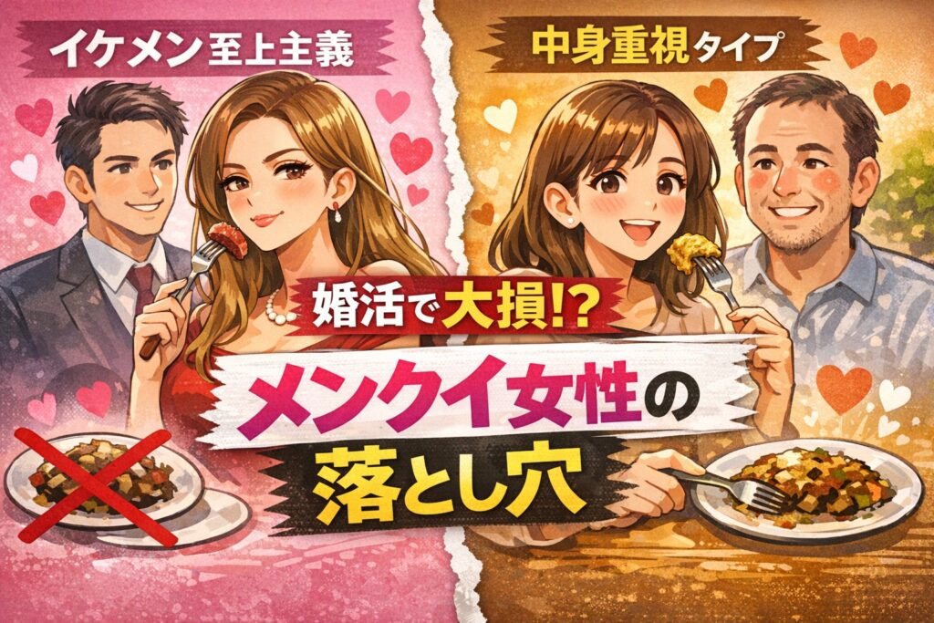 婚活で大損している女性の特徴｜メンクイがチャンスを逃す理由