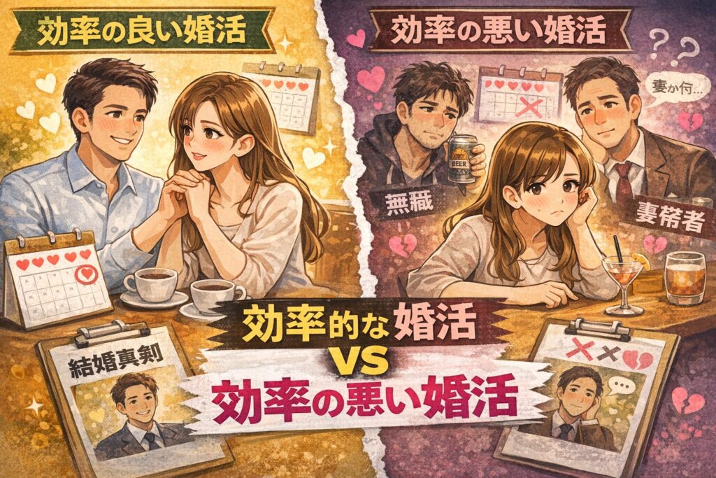 婚活で失敗する女性はここがズレている｜効率の悪い出会いを切れ