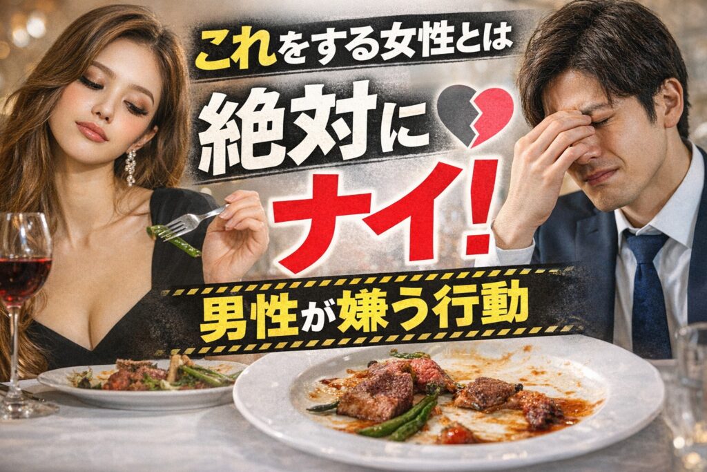 お見合いで男性が一発で冷める女性|絶対にないと思われる行動とは?