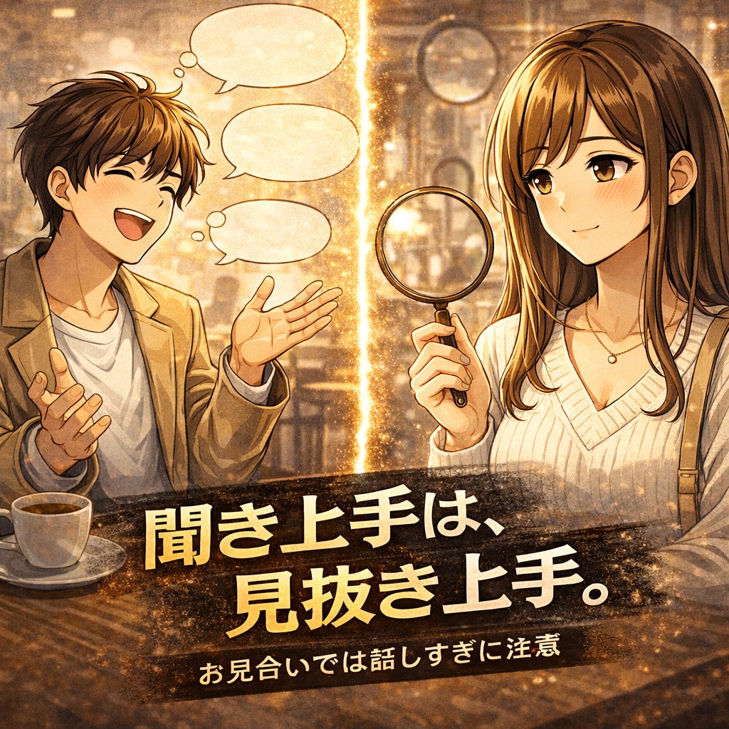 お見合いで聞き上手な相手ほど危険な理由