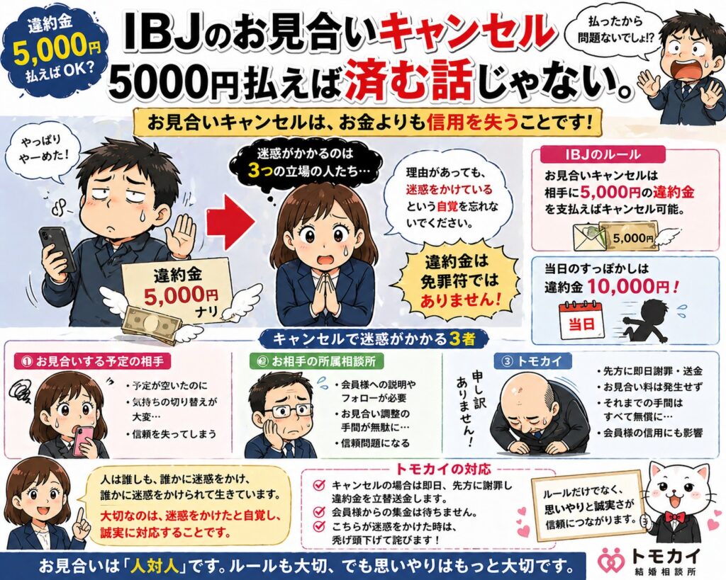 お見合いキャンセルの違約金より重いもの