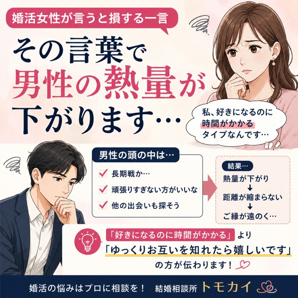 一言で男性の熱量が下がってしまう言葉