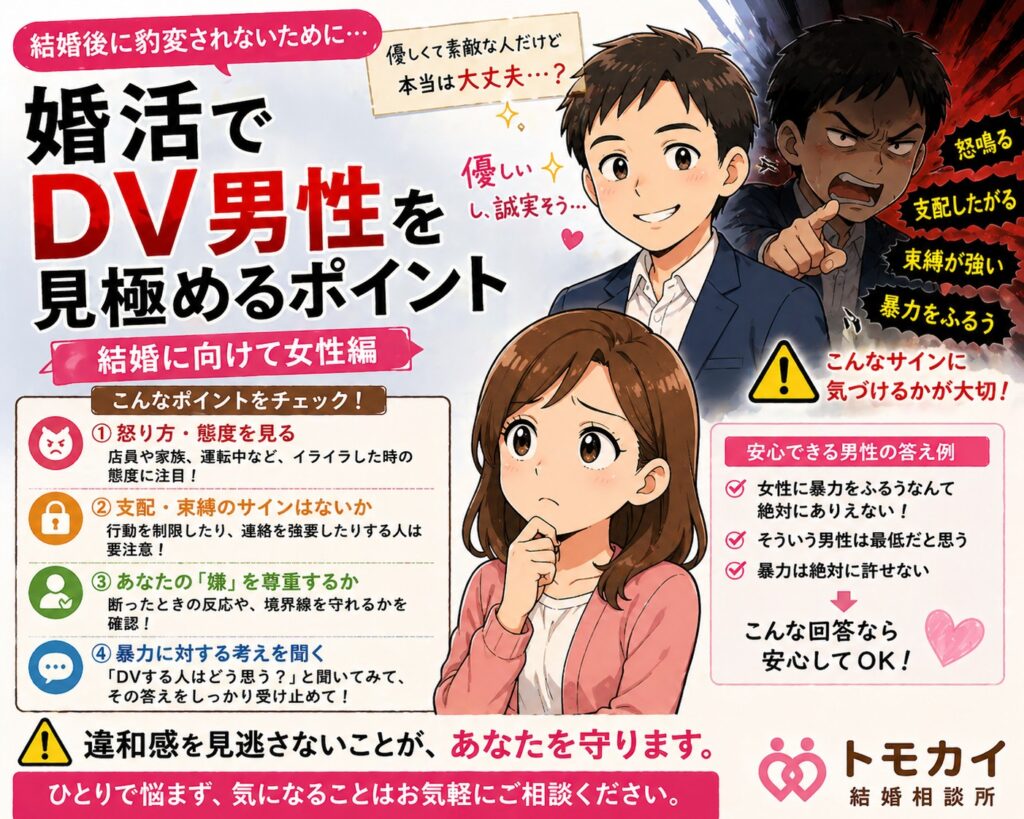 DVする男性は交際中にサインを出している