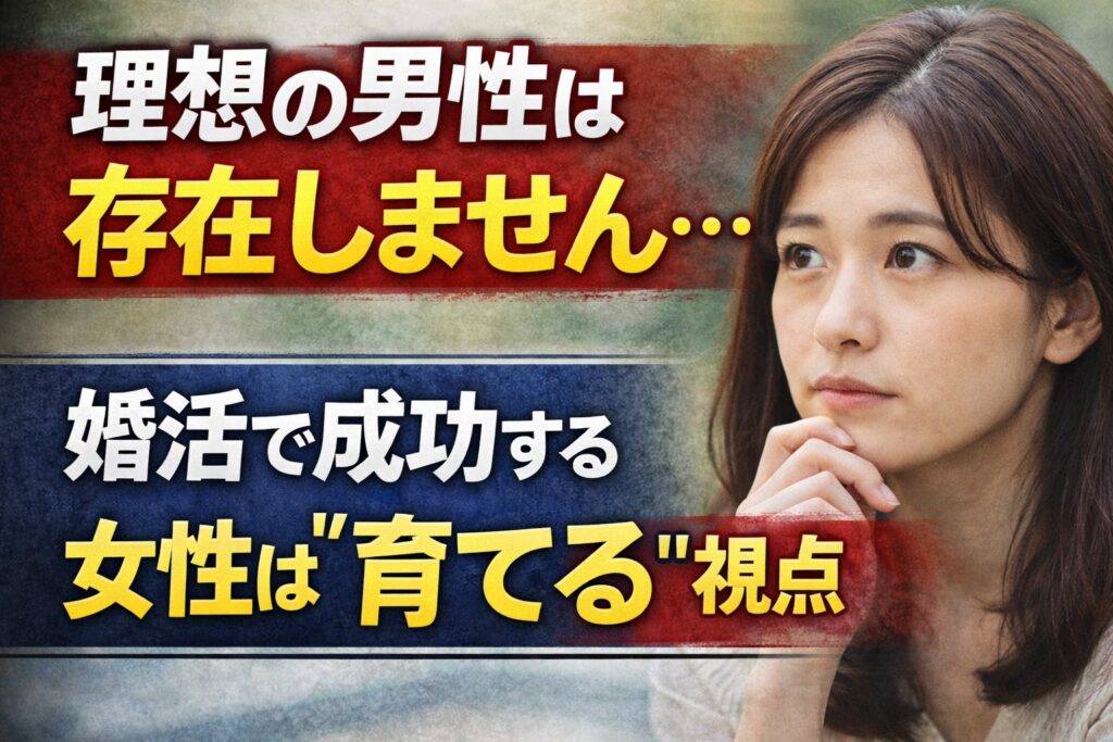 理想の男性を探す女性は結婚できません｜婚活の現実