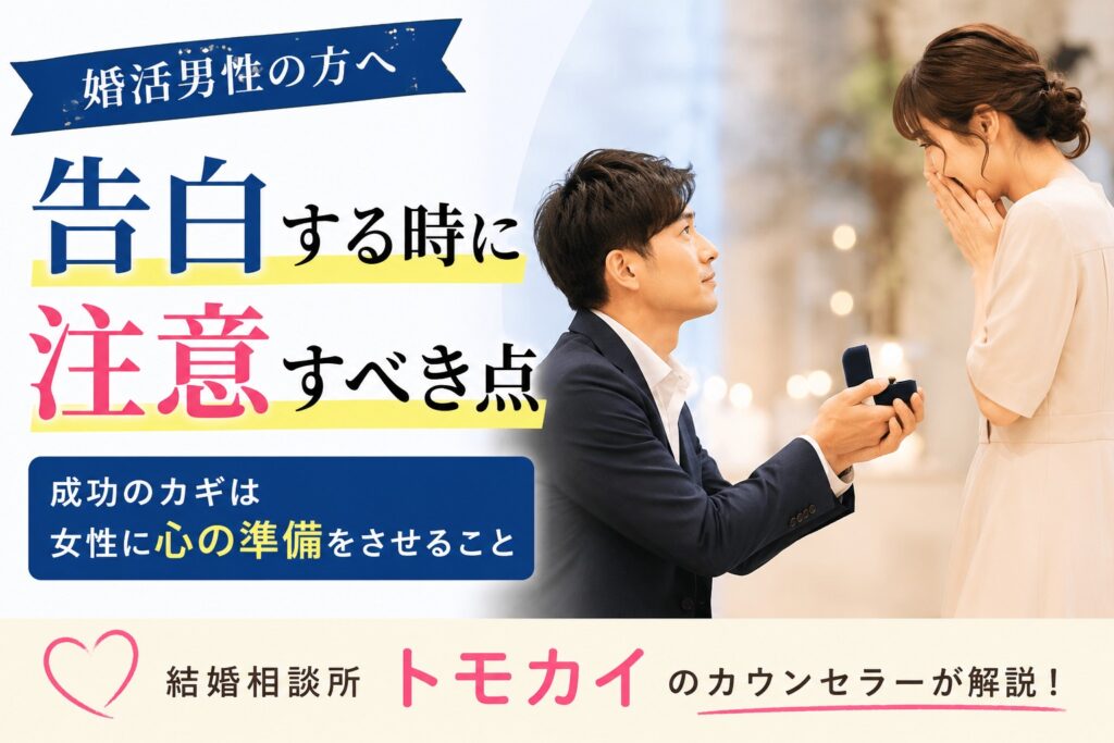 告白はサプライズより○○が大切