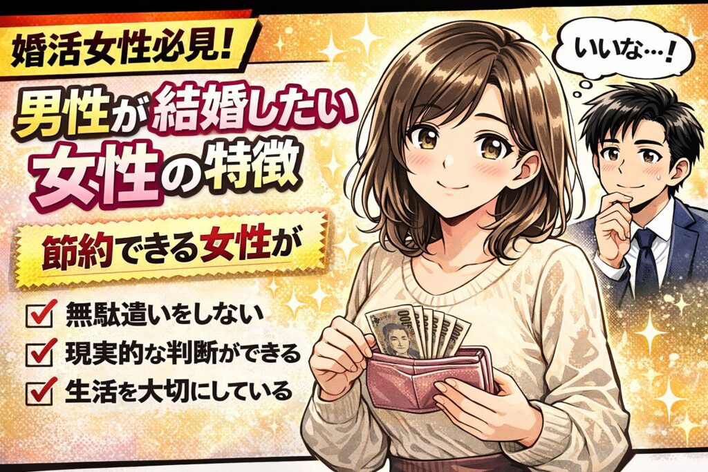 男性が結婚したい女性の特徴｜選ばれる女性の金銭感覚