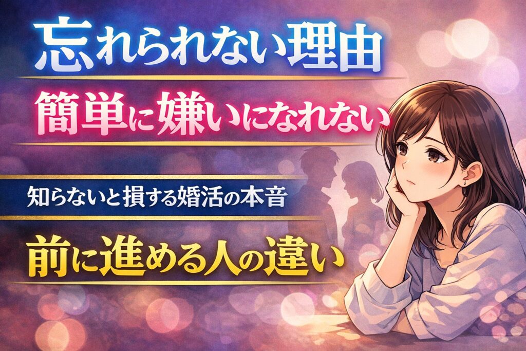 好きな人を忘れられない理由｜簡単に嫌いになれないのはなぜか