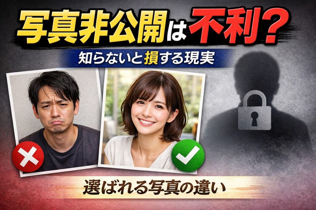 結婚相談所は写真非公開でもOK?メリットとデメリット