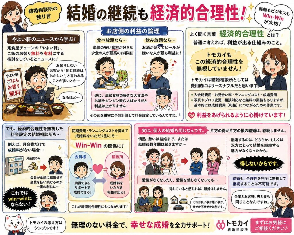 結婚が続く夫婦には「得」がある｜結婚も経済的合理性でできている