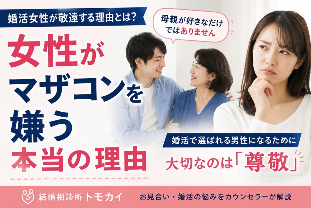 女性はなぜマザコン男性を敬遠するのか？