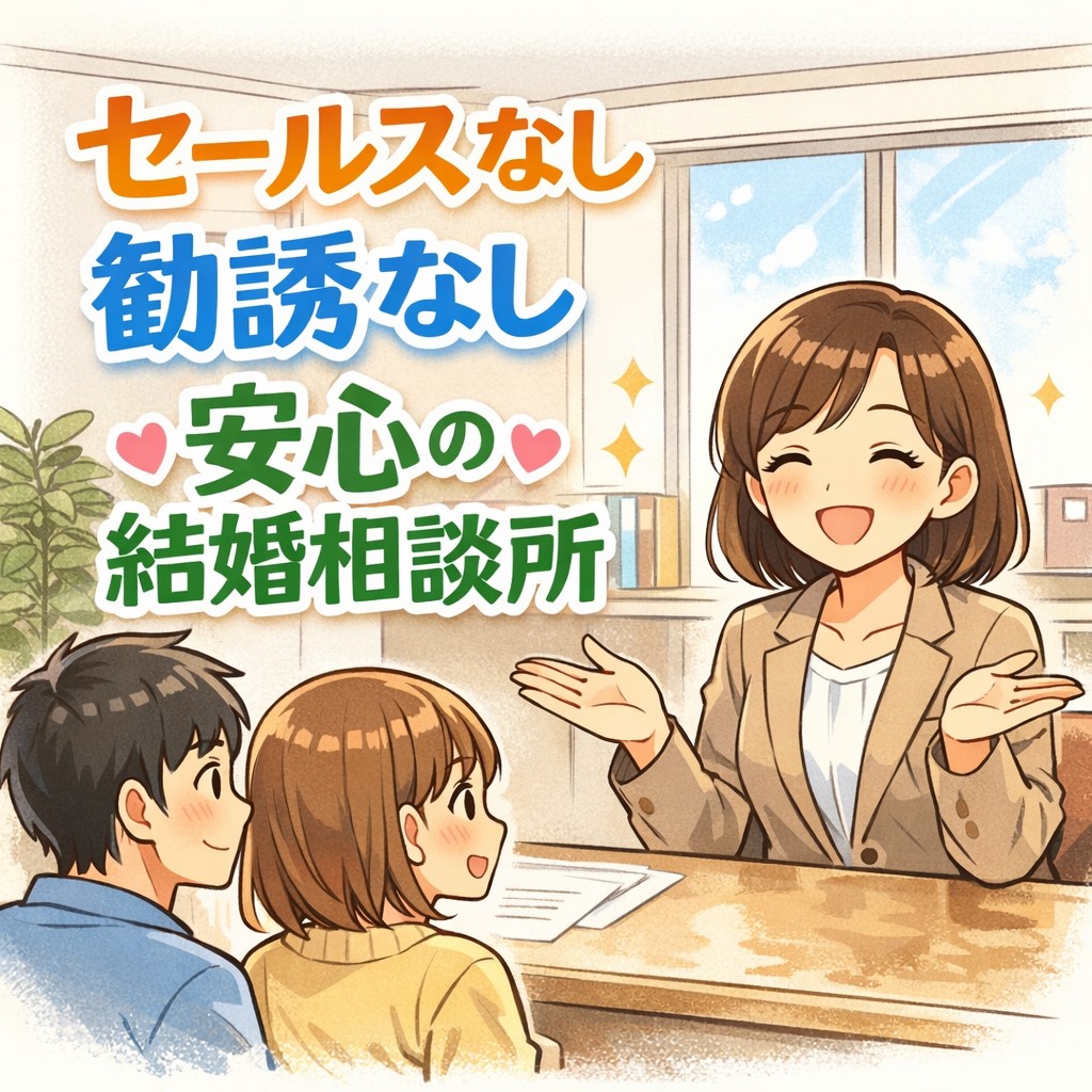 結婚相談所の勧誘はある？営業しない相談所の話