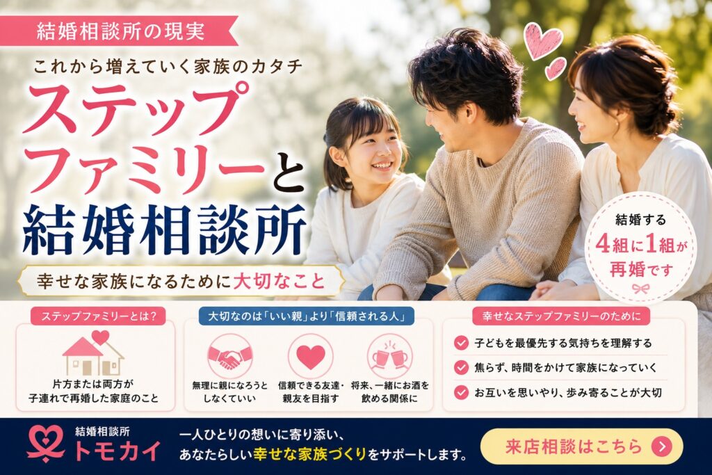ステップファミリー・親になれなくても、信頼される人になりたい