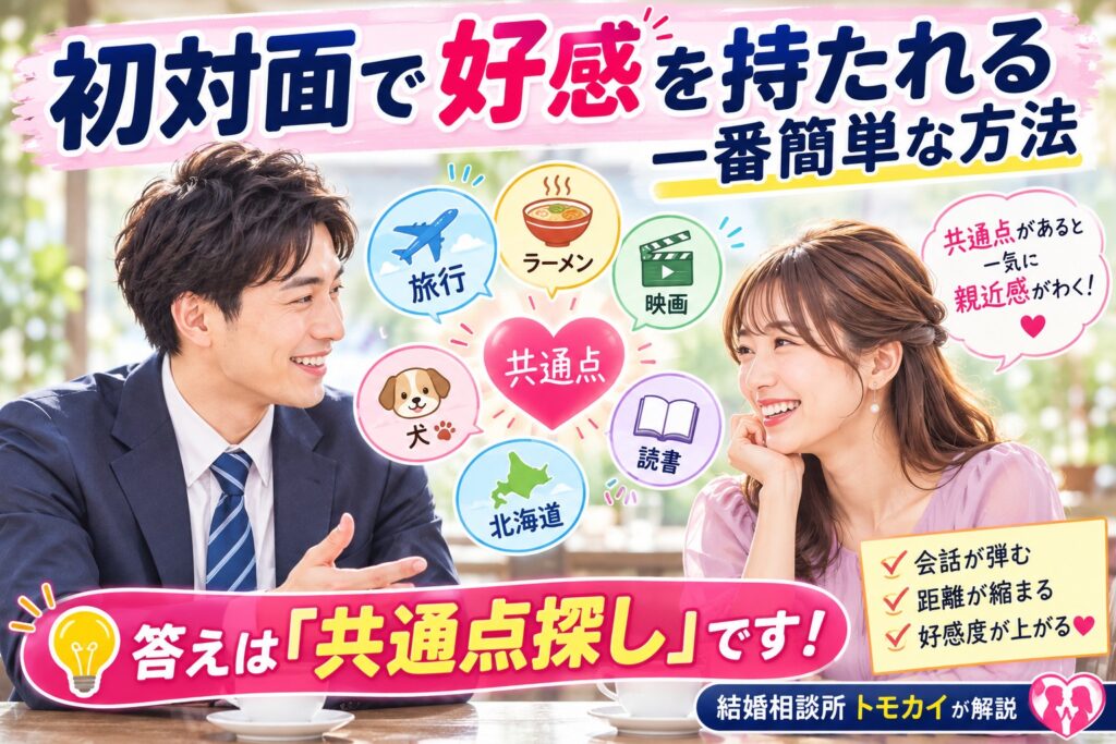 初対面では○○探しをしよう