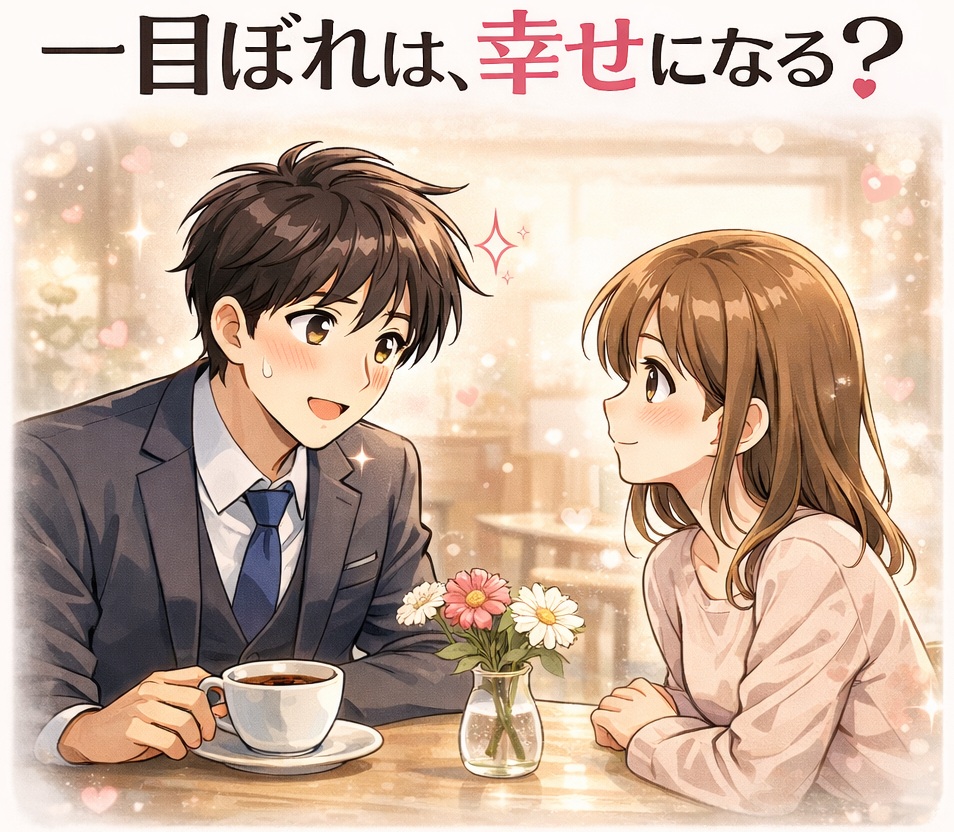 一目ぼれは幸せになる？結婚しやすく離婚しにくい理由