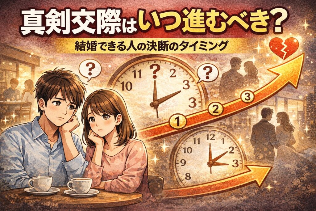 真剣交際はいつ切り出すべき？結婚相談所で成婚するタイミング