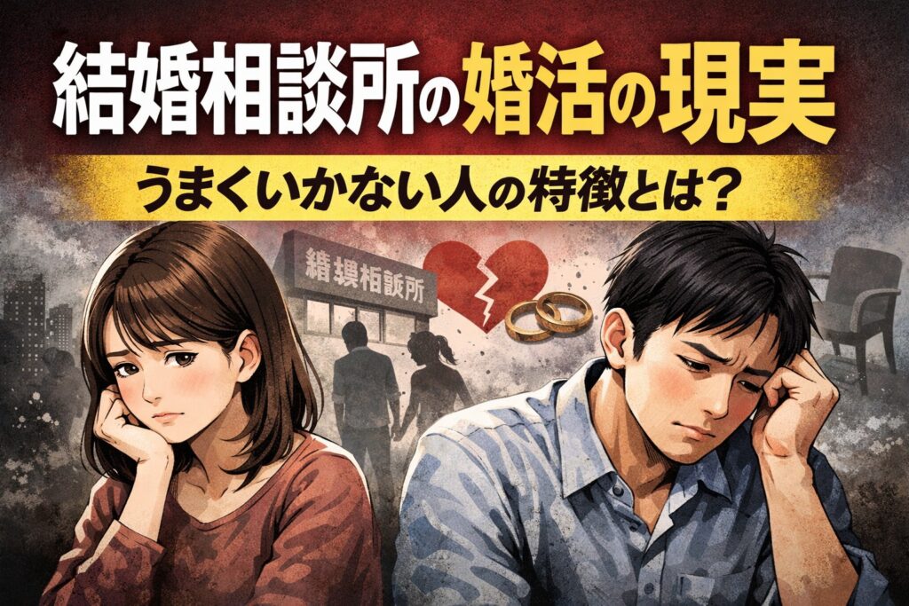 結婚相談所の婚活の現実｜甘い勧誘と厳しい真実