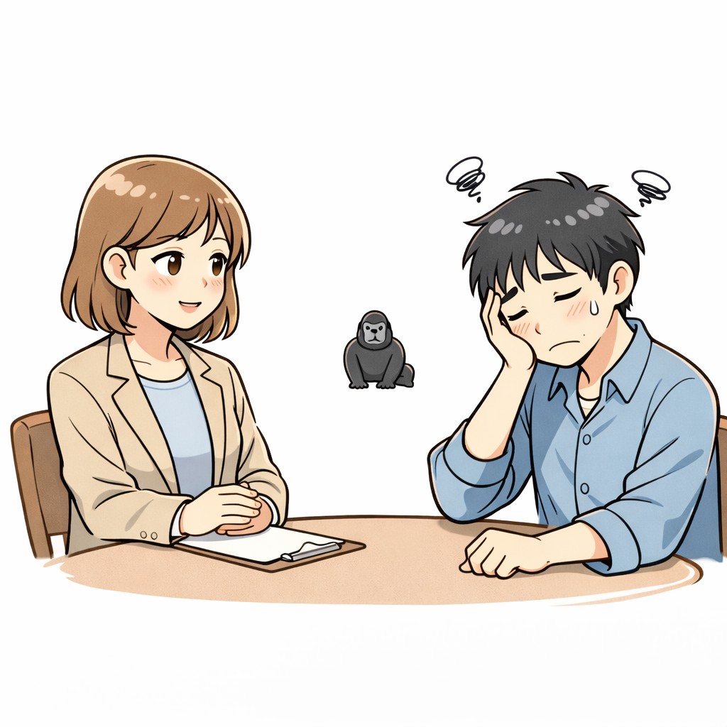 お見合いした女性にゴリラだと言われたら?