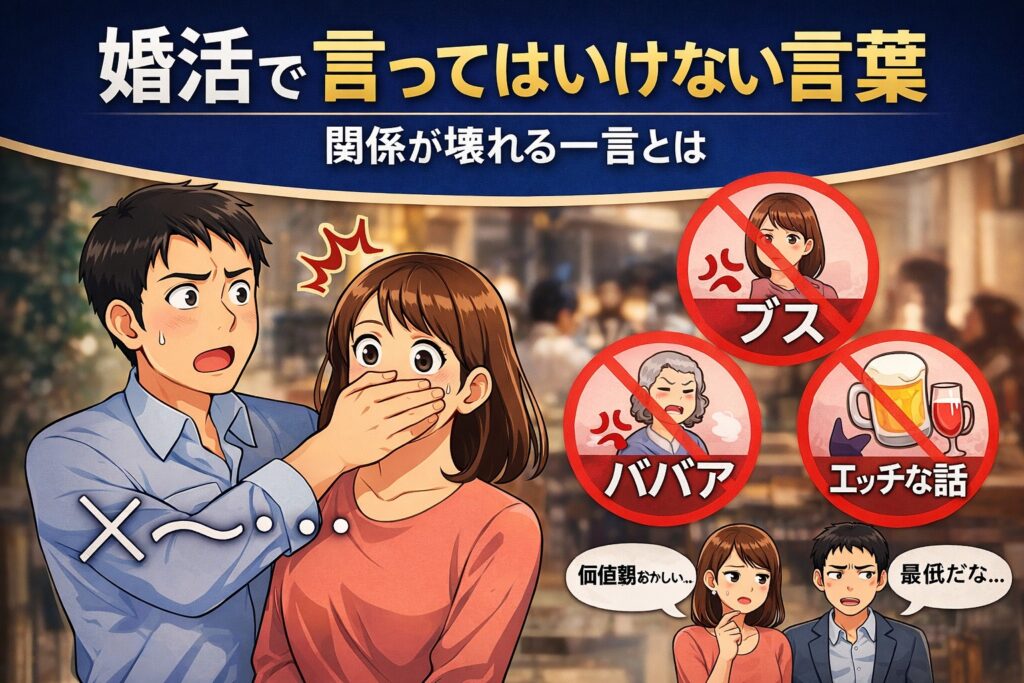 お見合いで男性が一気に冷める女性の話題